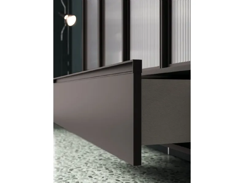 Parete attrezzata Modulo day 05 Orme in stile design a prezzo ribassato