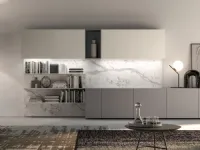 Parete attrezzata Modulo day 10 Orme in stile design a prezzo ribassato