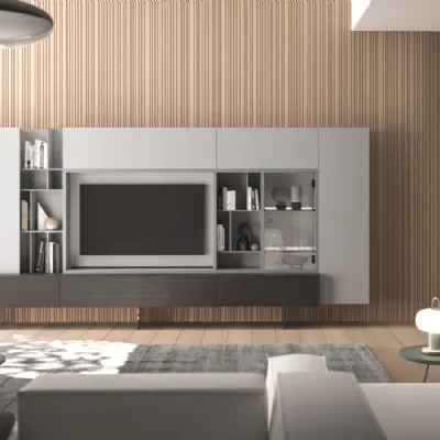Parete attrezzata Modulo day 13 Orme in stile design a prezzo scontato