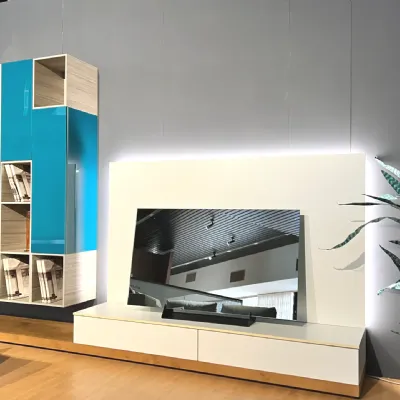 Parete attrezzata Mood di Scavolini scontata del 70%