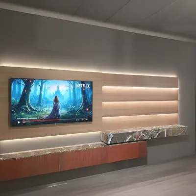 Mobile soggiorno modello Outlet living binova roma di Binova a PREZZI OUTLET