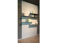Parete attrezzata Parete boiserie lampo Sangiacomo in stile moderna a prezzo scontato