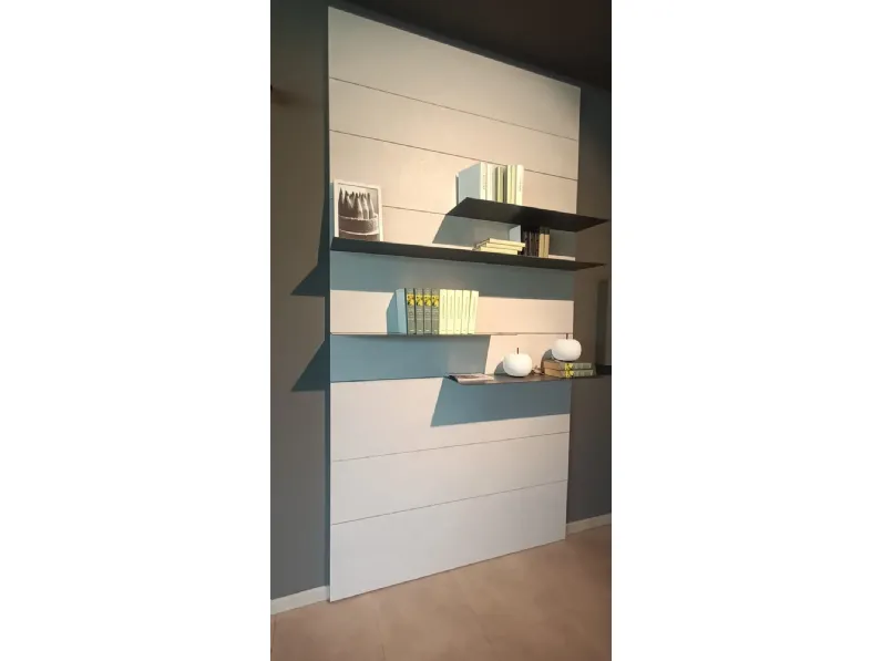 Parete attrezzata Parete boiserie lampo Sangiacomo in stile moderna a prezzo scontato