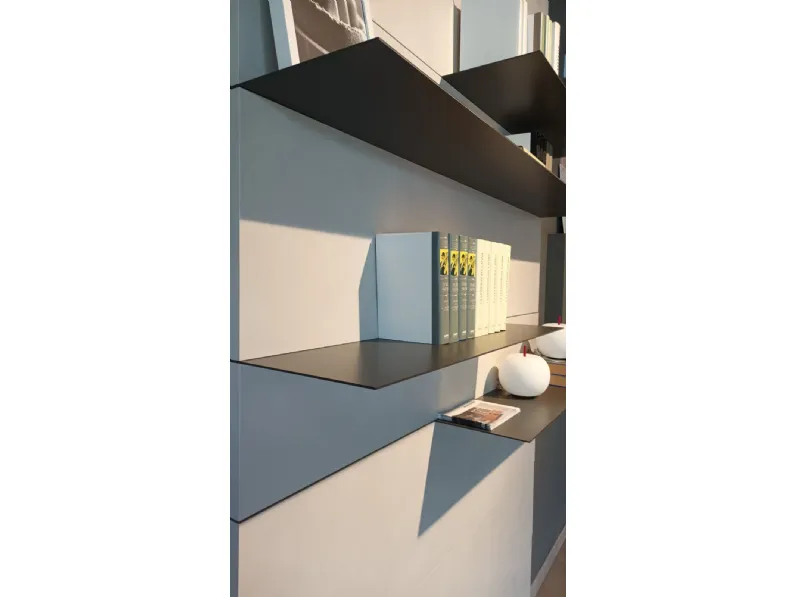 Parete attrezzata Parete boiserie lampo Sangiacomo in stile moderna a prezzo scontato