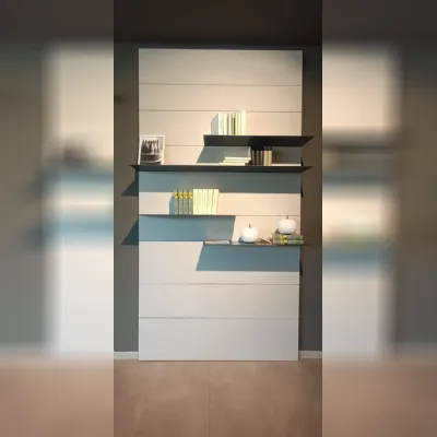 Parete attrezzata Parete boiserie lampo Sangiacomo in stile moderna a prezzo scontato