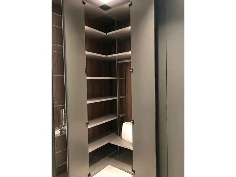 Parete attrezzata Parete Caccaro in stile design a prezzo ribassato