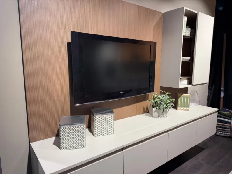 Parete attrezzata Parete jay feel Lube cucine in stile moderna a prezzo scontato