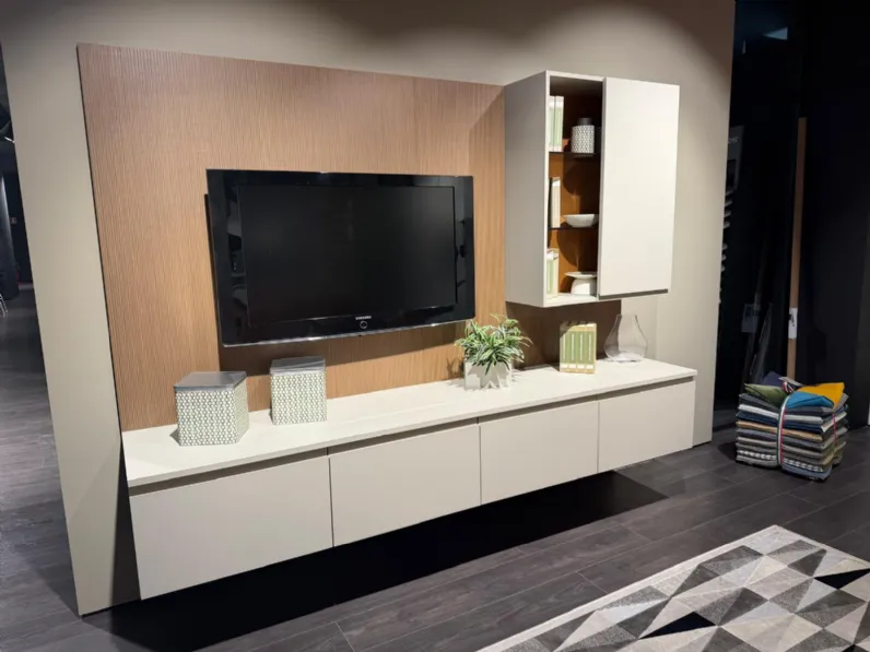 Parete attrezzata Parete jay feel Lube cucine in stile moderna a prezzo scontato
