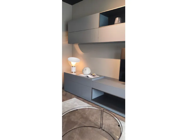 Mobile soggiorno modello Parete living novamobili di Novamobili scontato -50%