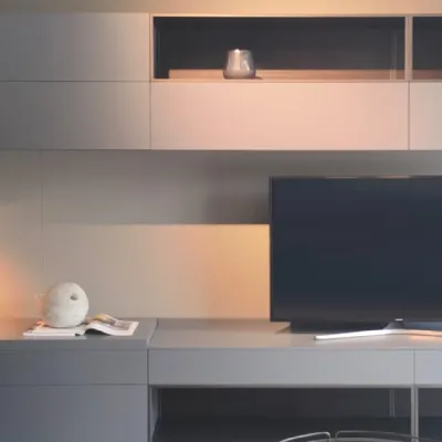 Mobile soggiorno modello Parete living novamobili di Novamobili scontato -50%