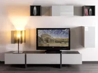 Parete attrezzata Plan 32 outlet Diotti.com in stile moderna a prezzo ribassato