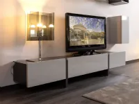 Parete attrezzata Plan 32 outlet Diotti.com in stile moderna a prezzo ribassato
