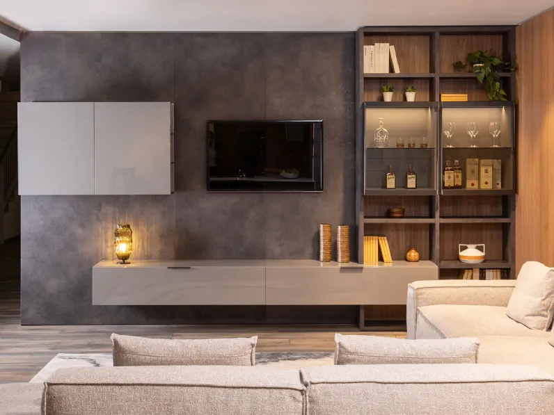 Parete attrezzata Plan 39 outlet di Diotti.com in OFFERTA OUTLET