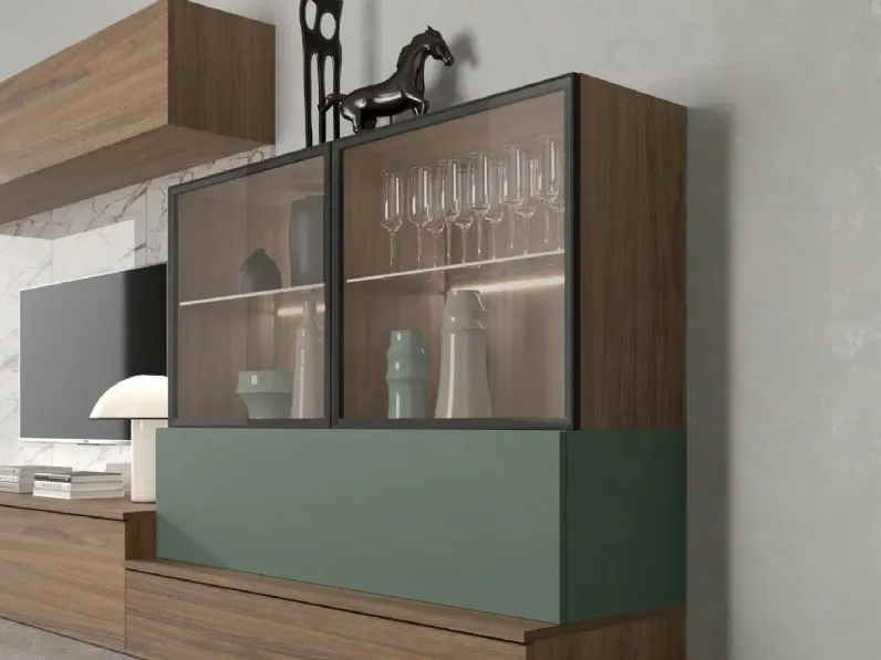 Parete attrezzata Revolution 409 di Collezione esclusiva in OFFERTA OUTLET