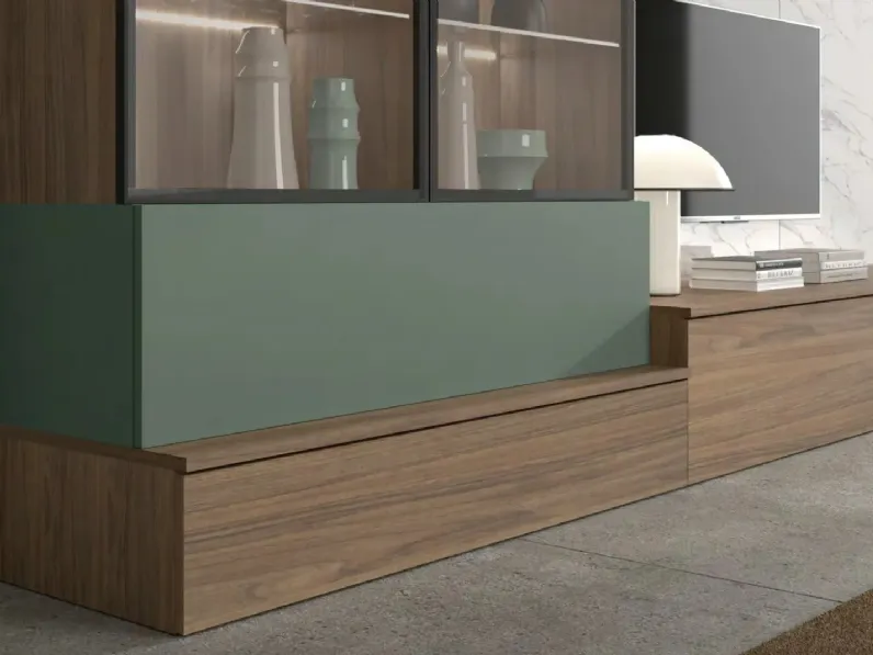 Parete attrezzata Revolution 409 di Collezione esclusiva in OFFERTA OUTLET