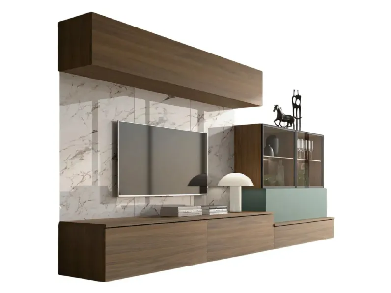 Parete attrezzata Revolution 409 di Collezione esclusiva in OFFERTA OUTLET