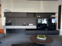 Parete attrezzata Rimadesio parete tv abacus di Rimadesio scontata del 35%