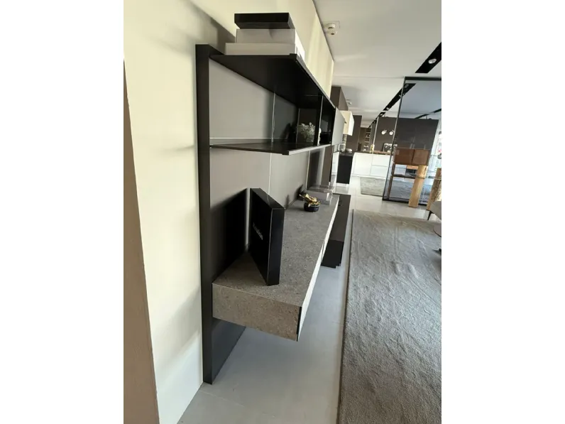 Parete attrezzata Rimadesio parete tv abacus di Rimadesio scontata del 35%