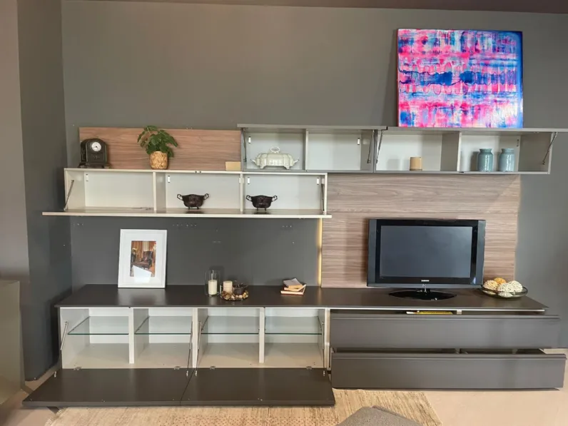 Parete attrezzata Sistema day 12 Alf da fre in stile design a prezzo ribassato