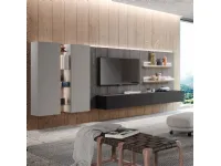Parete attrezzata Skyline Astor mobili in stile moderna a prezzo scontato