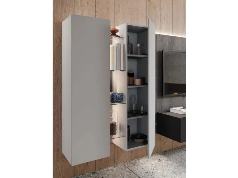 Parete attrezzata Skyline Astor mobili in stile moderna a prezzo scontato