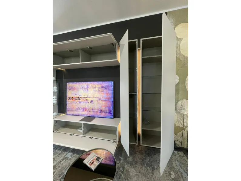 Mobile soggiorno modello Soggiorno con kit luce led 555 di Voltan scontato -25%