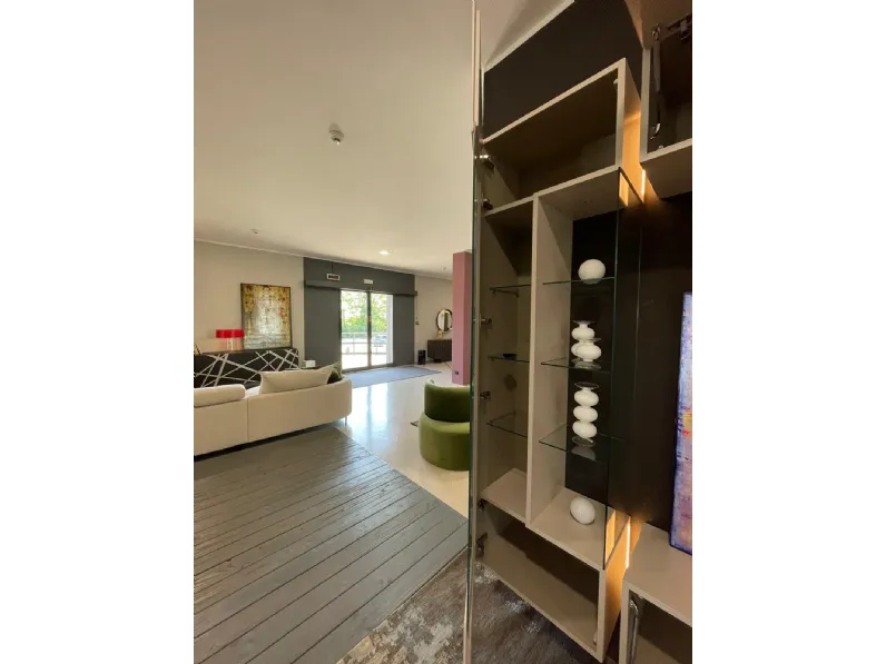 Mobile soggiorno modello Soggiorno con kit luce led 555 di Voltan scontato -25%