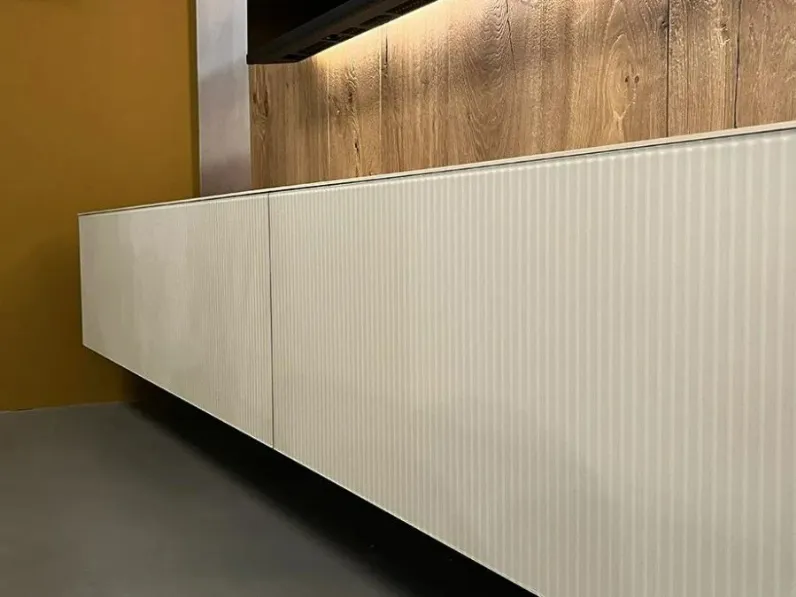 Parete attrezzata Soggiorno lago materia porta tv di Lago in OFFERTA OUTLET