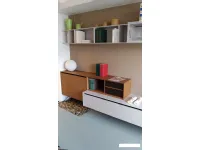 Mobile soggiorno modello Soggiorno serie living basi gola sospese di Novamobili a PREZZI OUTLET
