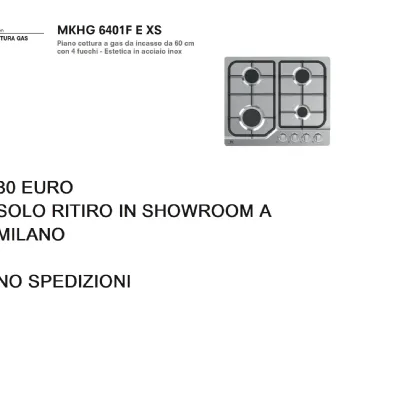 Piano cottura modello Master kitchen  Collezione esclusiva a PREZZI OUTLET