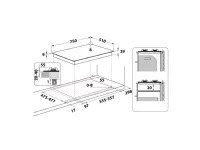 Innovativo piano cottura Piano cottura l.75 inox pcn752u/ix/ha  di Hotpoint ariston a prezzi outlet