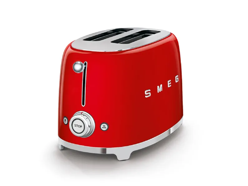 Piccoli elettrodomestici Smeg Tostapane rosso in Offerta Outlet