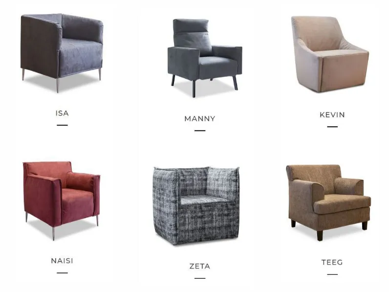 Poltroncina Dora a marchio Excò SCONTATA