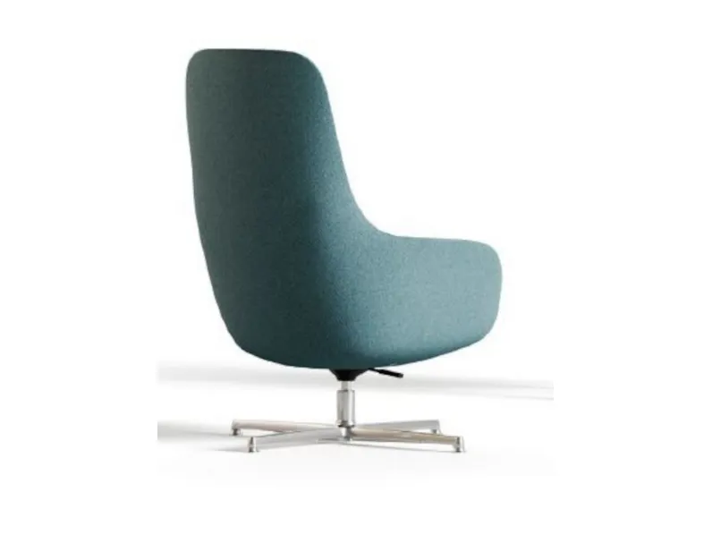 Poltrona modello Truka lounge girevole oscillante Las mobili ad un prezzo conveniente