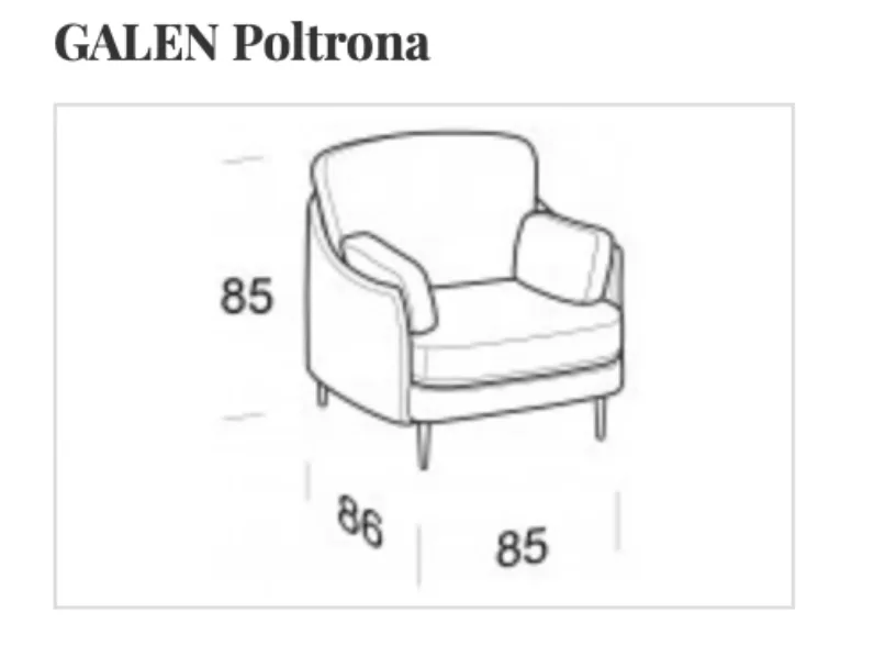 Scopri la poltroncina Galen Mottes selection in stile moderno sull'ecommerce. Prezzo scontato!