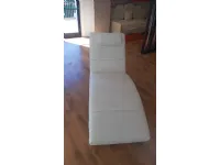 Poltrona con movimento relax Sofia chaise lougue in Ecopelle Tomasucci con forte sconto 