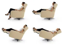 Poltrona relax Con movimento relax Iris outlet Diotti.com a prezzo Outlet