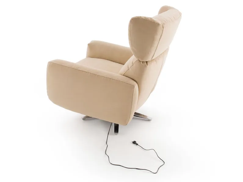 Poltrona relax in Tessuto Iris outlet Diotti.com in offerta