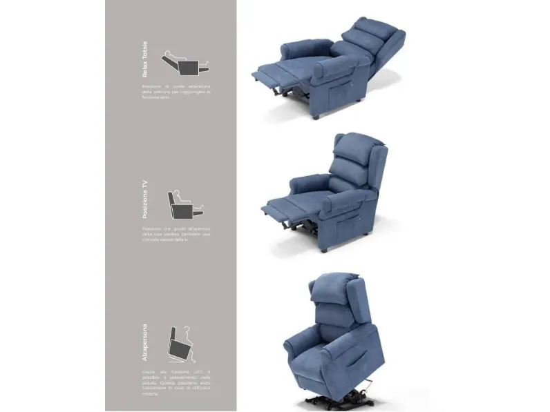 Poltrona relax modello Nuvola a marchio Egoitaliano con forte sconto