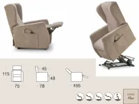Poltrona relax Con movimento relax Vienna Il benessere in Offerta Outlet