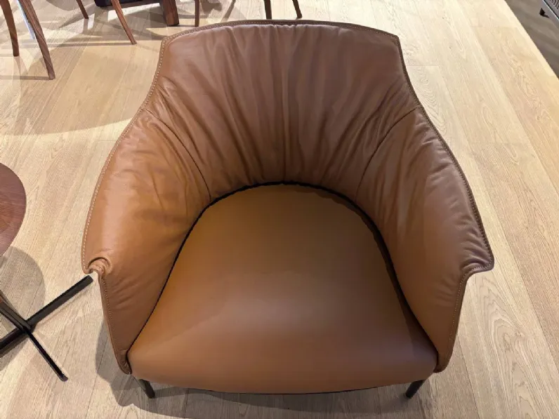 Poltrona con seduta fissa Archibald Poltrona frau in Offerta Outlet 