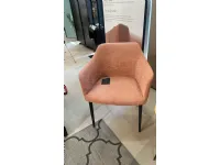 Poltrona con seduta fissa Carmen Riflessi a prezzo Outlet 