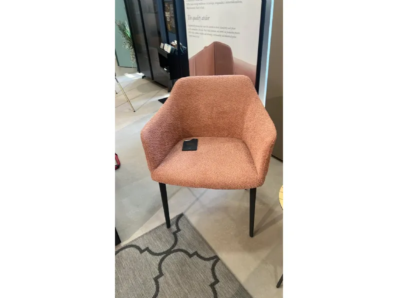 Poltrona con seduta fissa Carmen Riflessi a prezzo Outlet 