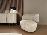 Poltrona con seduta fissa Mara Calligaris a prezzo Outlet 
