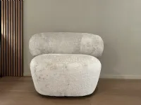 Poltrona con seduta fissa Mara Calligaris a prezzo Outlet 