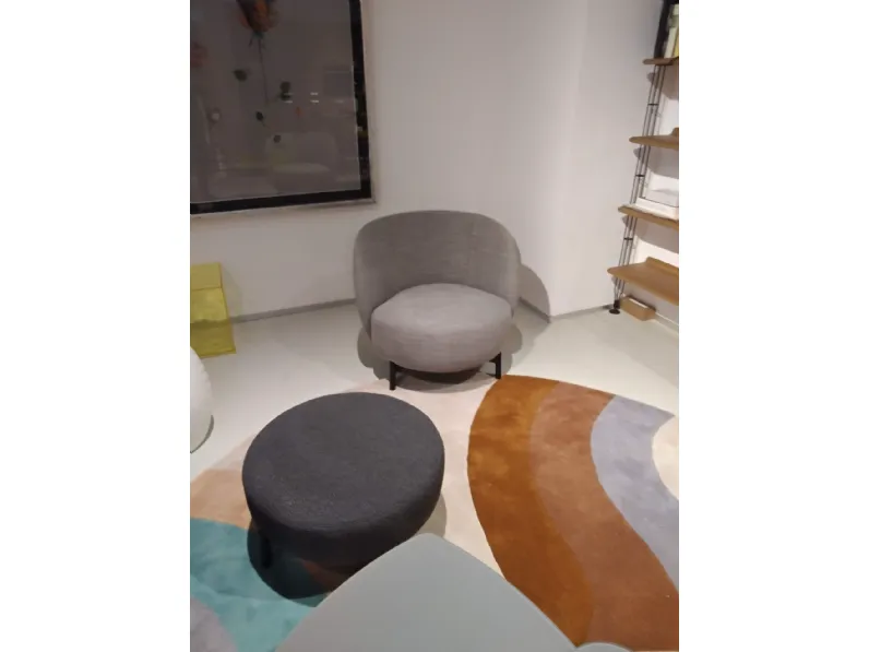 Poltrona con seduta fissa Poltrona lunam Kartell a prezzo Outlet 