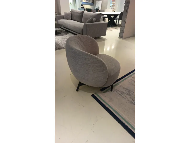 Poltrona con seduta fissa Poltrona lunam Kartell a prezzo Outlet 