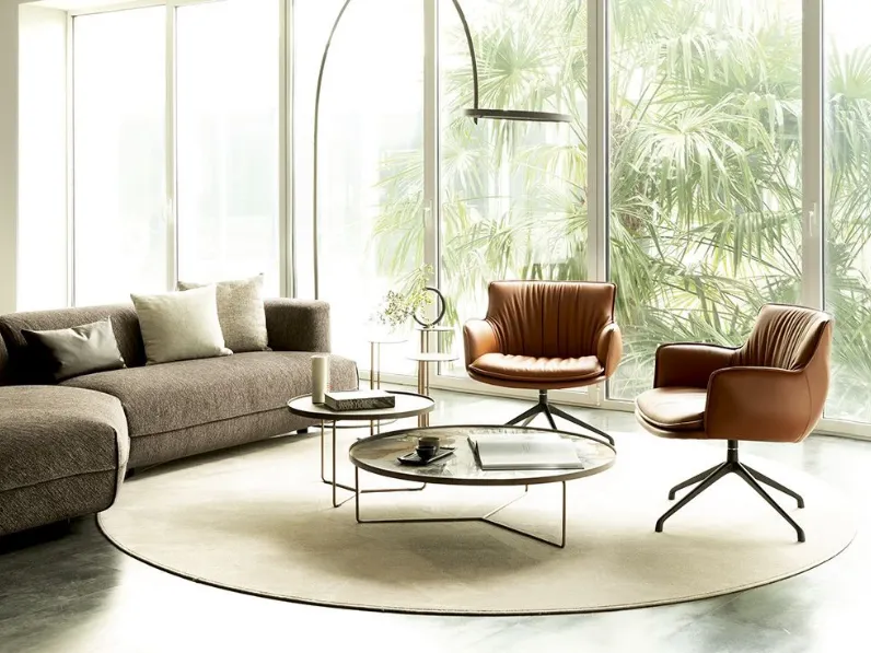 Poltrona con seduta fissa  rhonda lounge Cattelan italia in Offerta Outlet 
