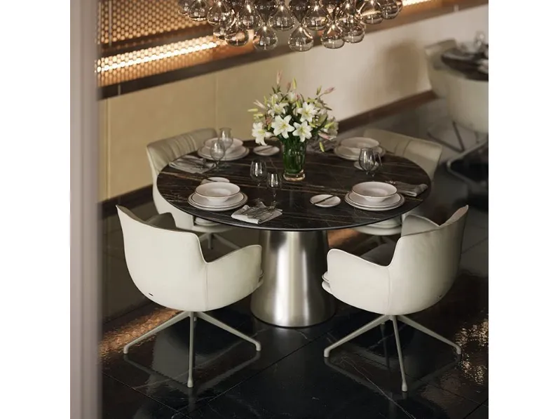 Poltrona con seduta fissa  rhonda lounge Cattelan italia in Offerta Outlet 