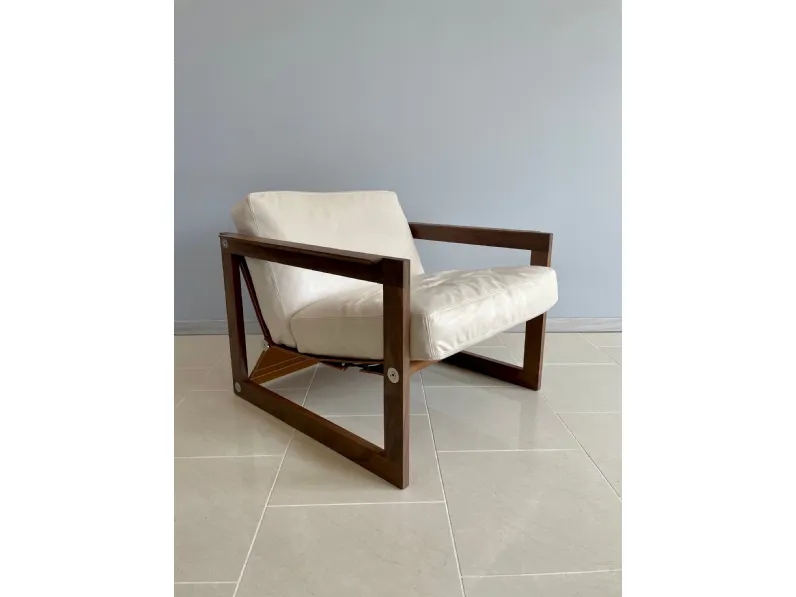 Poltrona Dakar Artigianale in Pelle SCONTATA